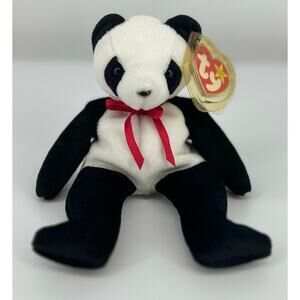 Ty Beanie Baby Fortune the Panda Bear, NWT